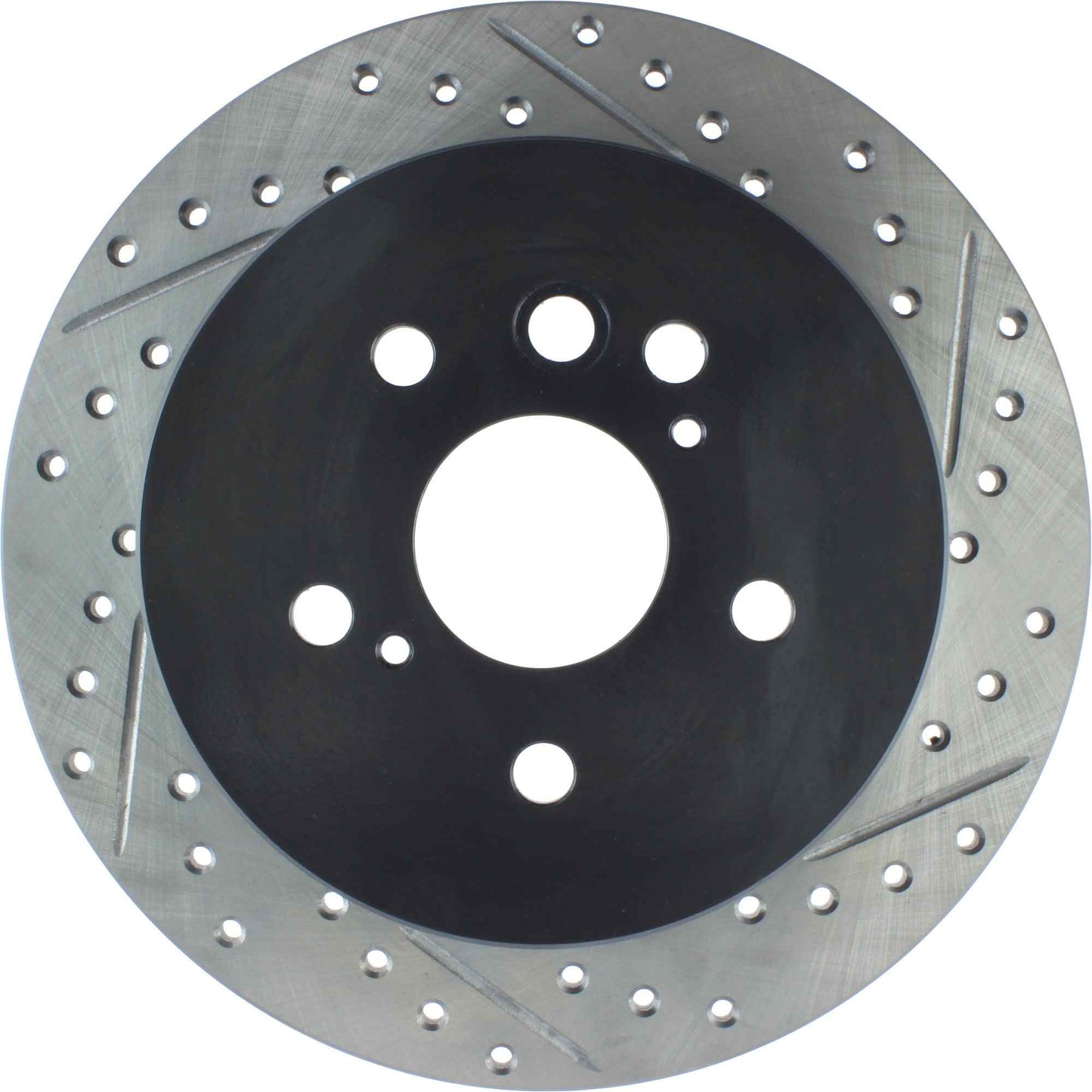 StopTech Sport Drilled/Slotted Brake Rotor; Rear Left