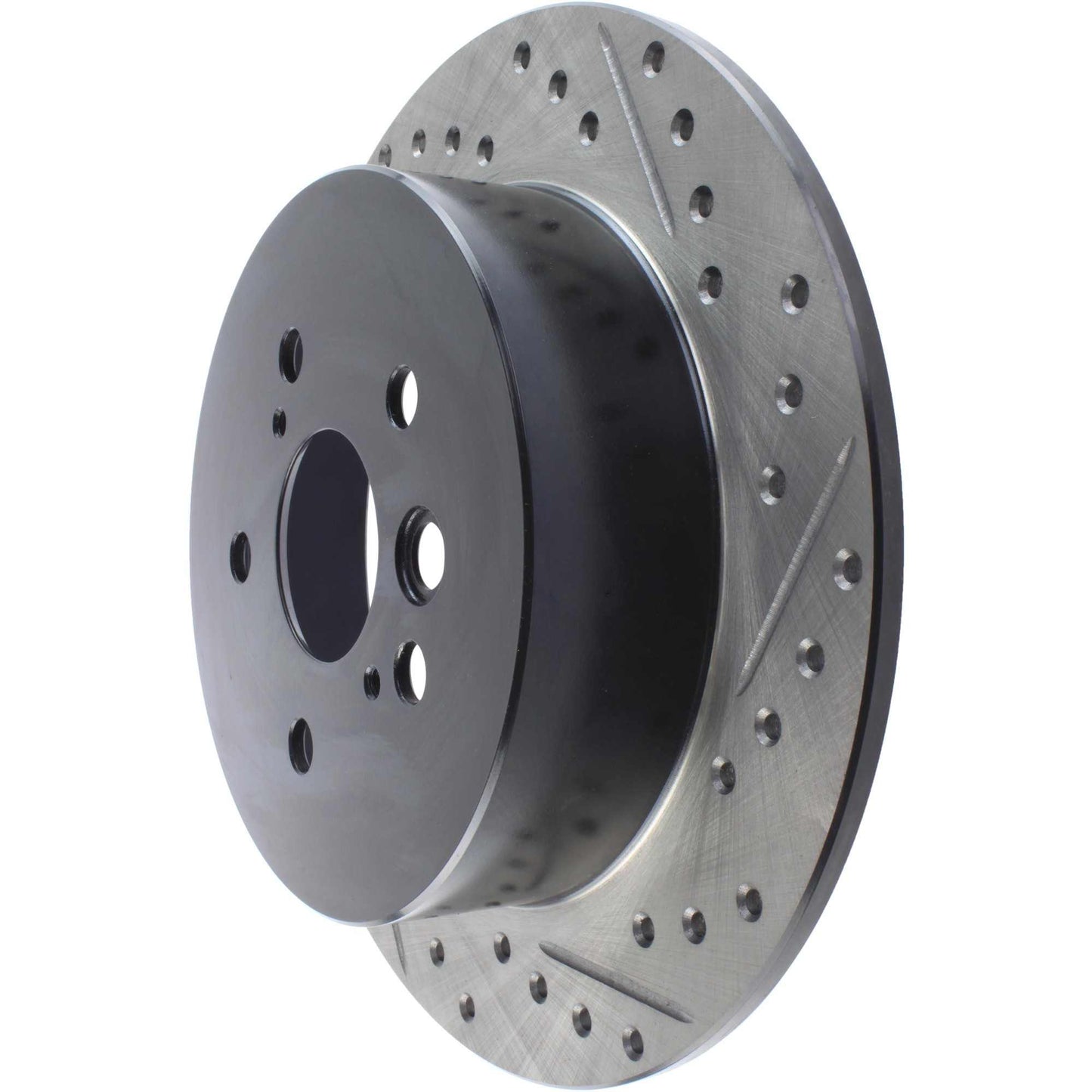 StopTech Sport Drilled/Slotted Brake Rotor; Rear Left