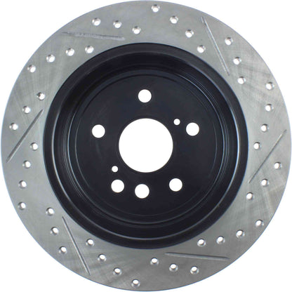 StopTech Sport Drilled/Slotted Brake Rotor; Rear Right