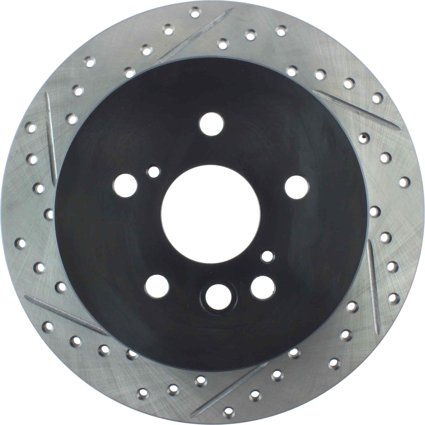 StopTech Sport Drilled/Slotted Brake Rotor; Rear Right