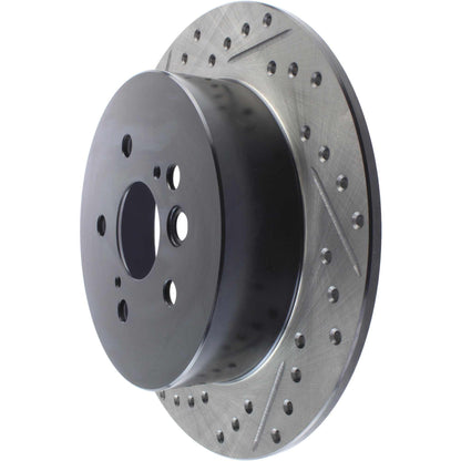 StopTech Sport Drilled/Slotted Brake Rotor; Rear Right