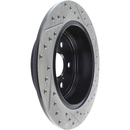 StopTech Sport Drilled/Slotted Brake Rotor; Rear Right
