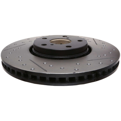 StopTech Power Slot 06-11 Lexus GS Series / 06-12 IS350 Front Left Drilled & Slotted Rotor 127.44138L