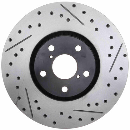 StopTech Power Slot 06-11 Lexus GS Series / 06-12 IS350 Front Left Drilled & Slotted Rotor 127.44138L
