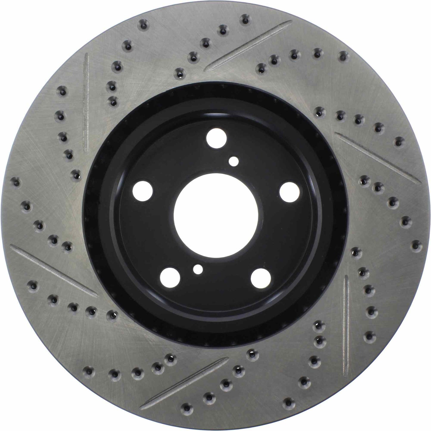 StopTech Sport Drilled/Slotted Brake Rotor; Front Left