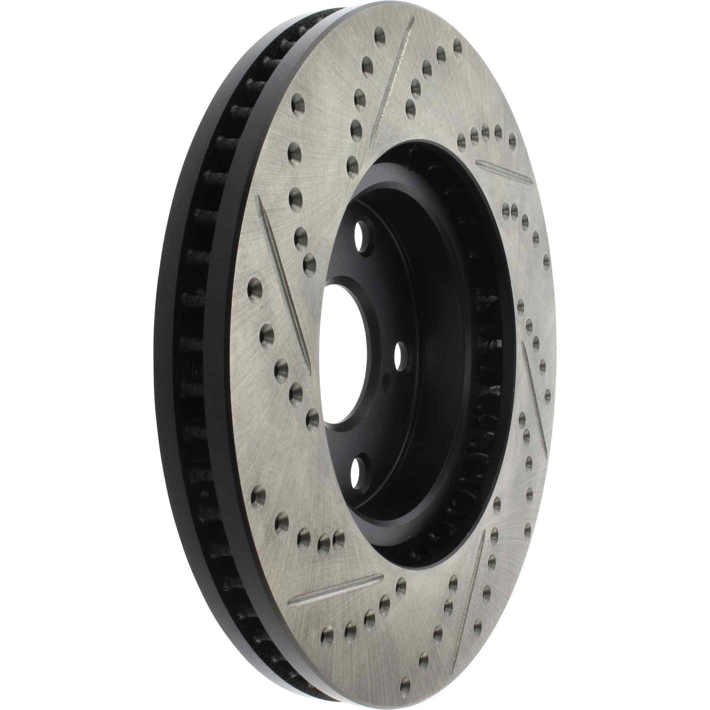StopTech Sport Drilled/Slotted Brake Rotor; Front Left