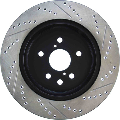 StopTech Sport Cryo Drilled/Slotted Brake Rotor; Rear Right