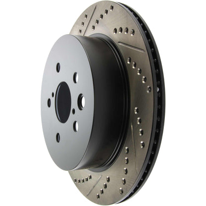 StopTech Sport Cryo Drilled/Slotted Brake Rotor; Rear Right