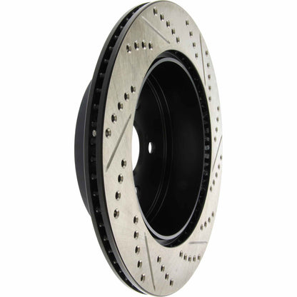 StopTech Sport Cryo Drilled/Slotted Brake Rotor; Rear Right