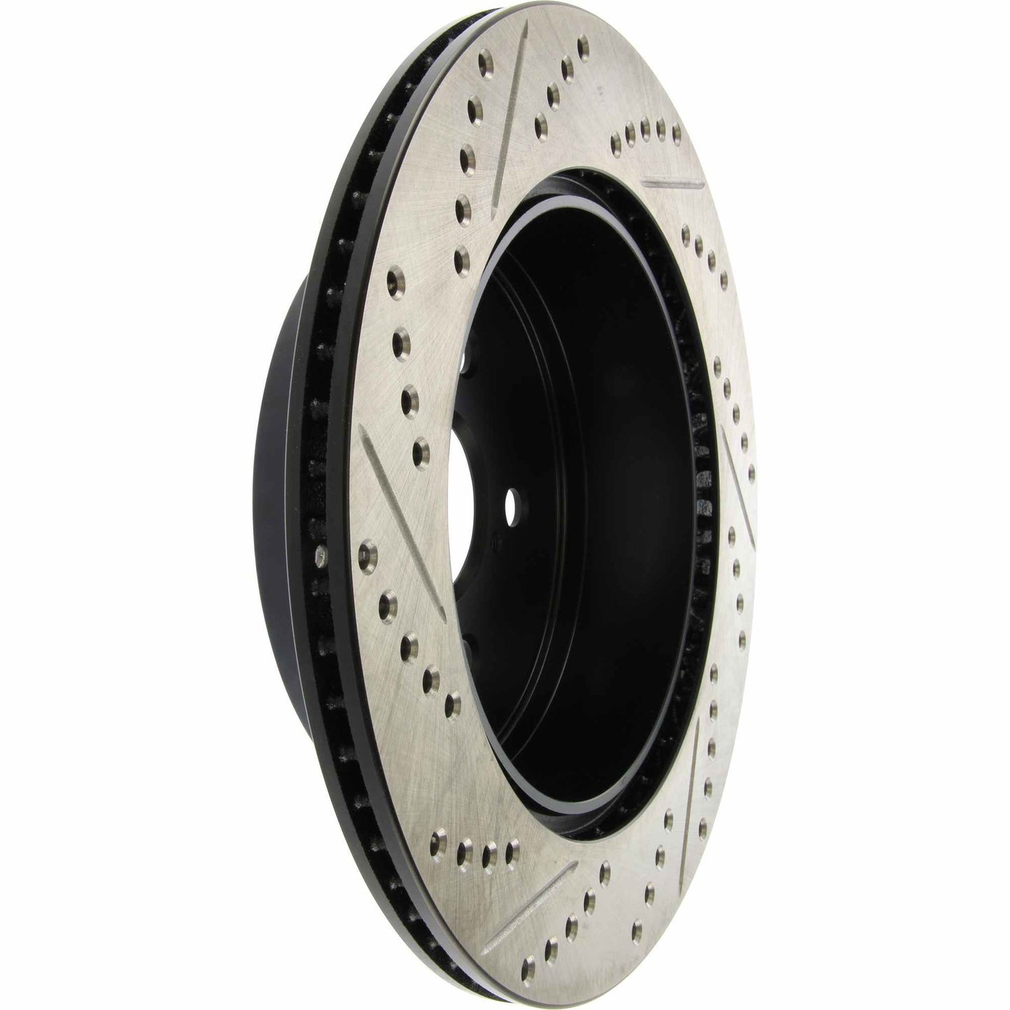 StopTech Sport Drilled/Slotted Brake Rotor; Rear Left