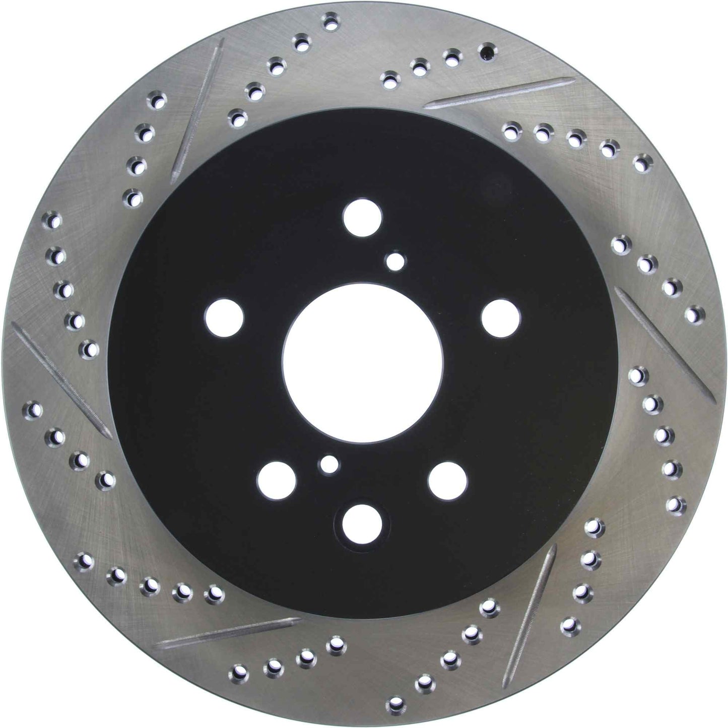 StopTech Sport Drilled/Slotted Brake Rotor; Rear Right