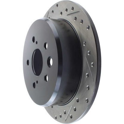 StopTech Sport Cryo Drilled/Slotted Brake Rotor; Rear Right
