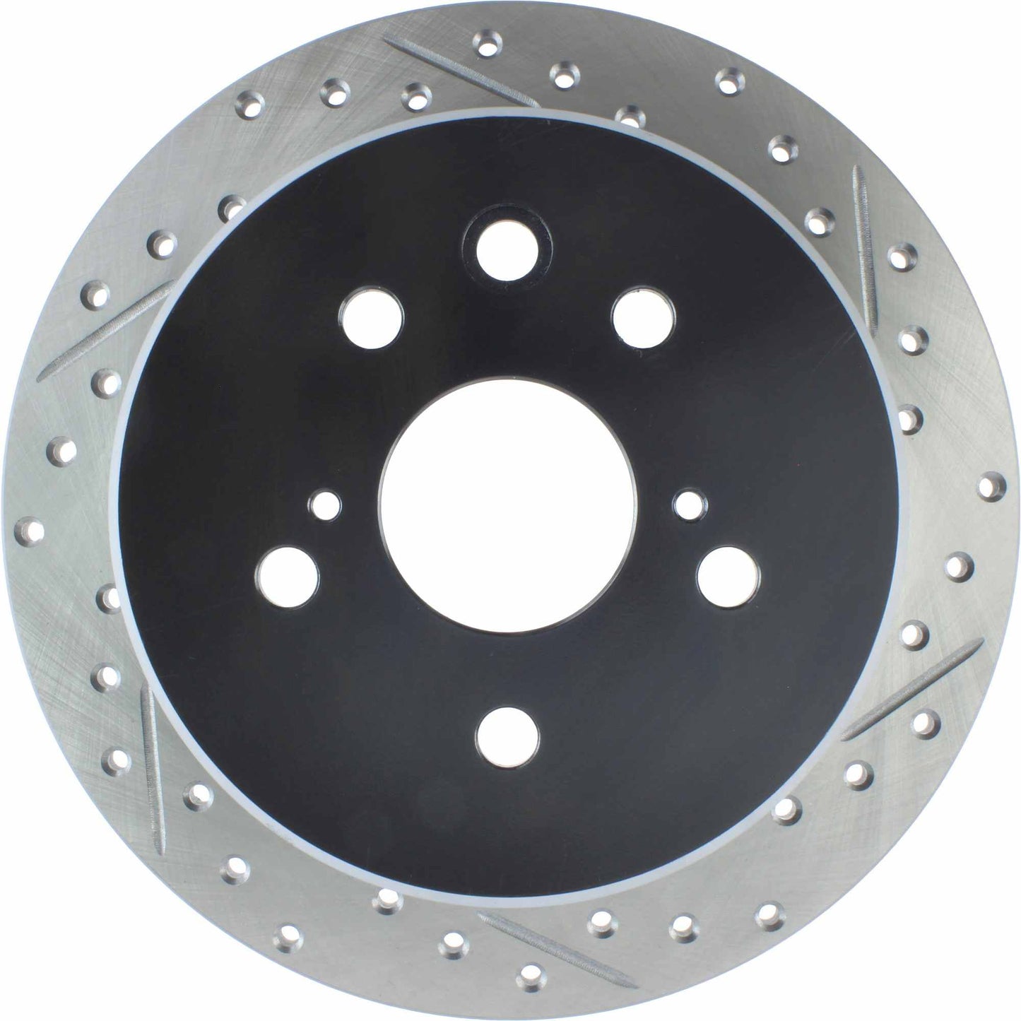 StopTech Sport Drilled/Slotted Brake Rotor; Rear Left
