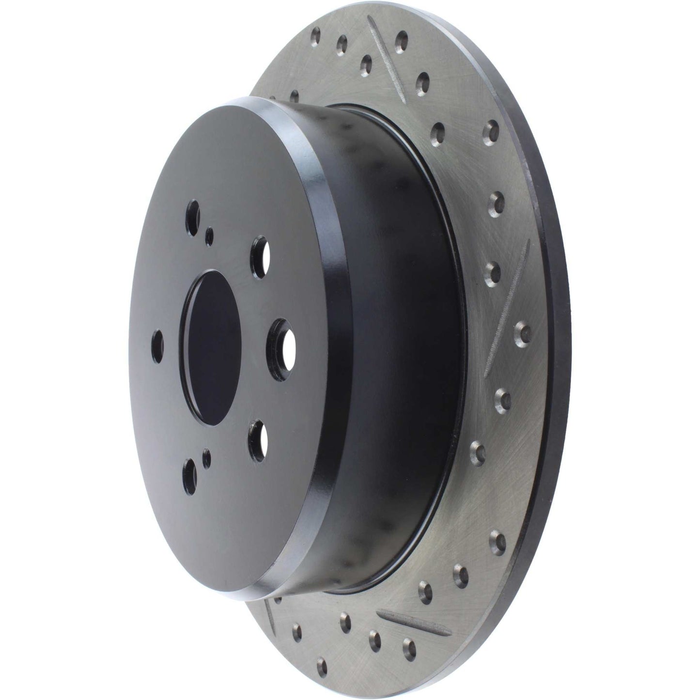 StopTech Sport Drilled/Slotted Brake Rotor; Rear Left