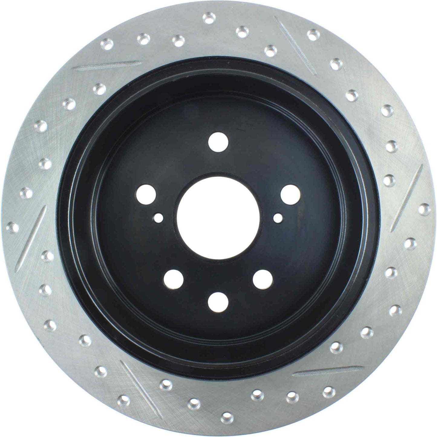 StopTech Sport Drilled/Slotted Brake Rotor; Rear Right