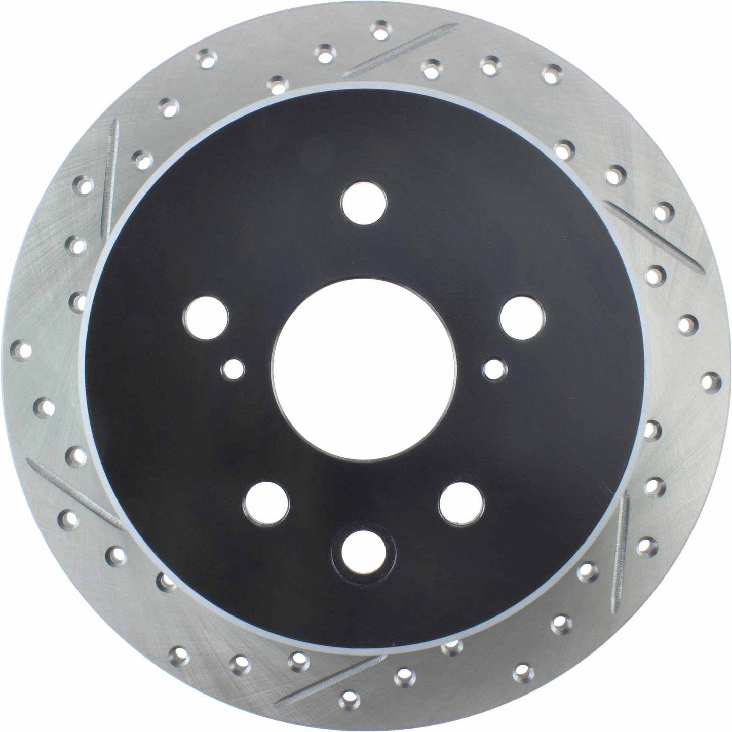 StopTech Sport Drilled/Slotted Brake Rotor; Rear Right