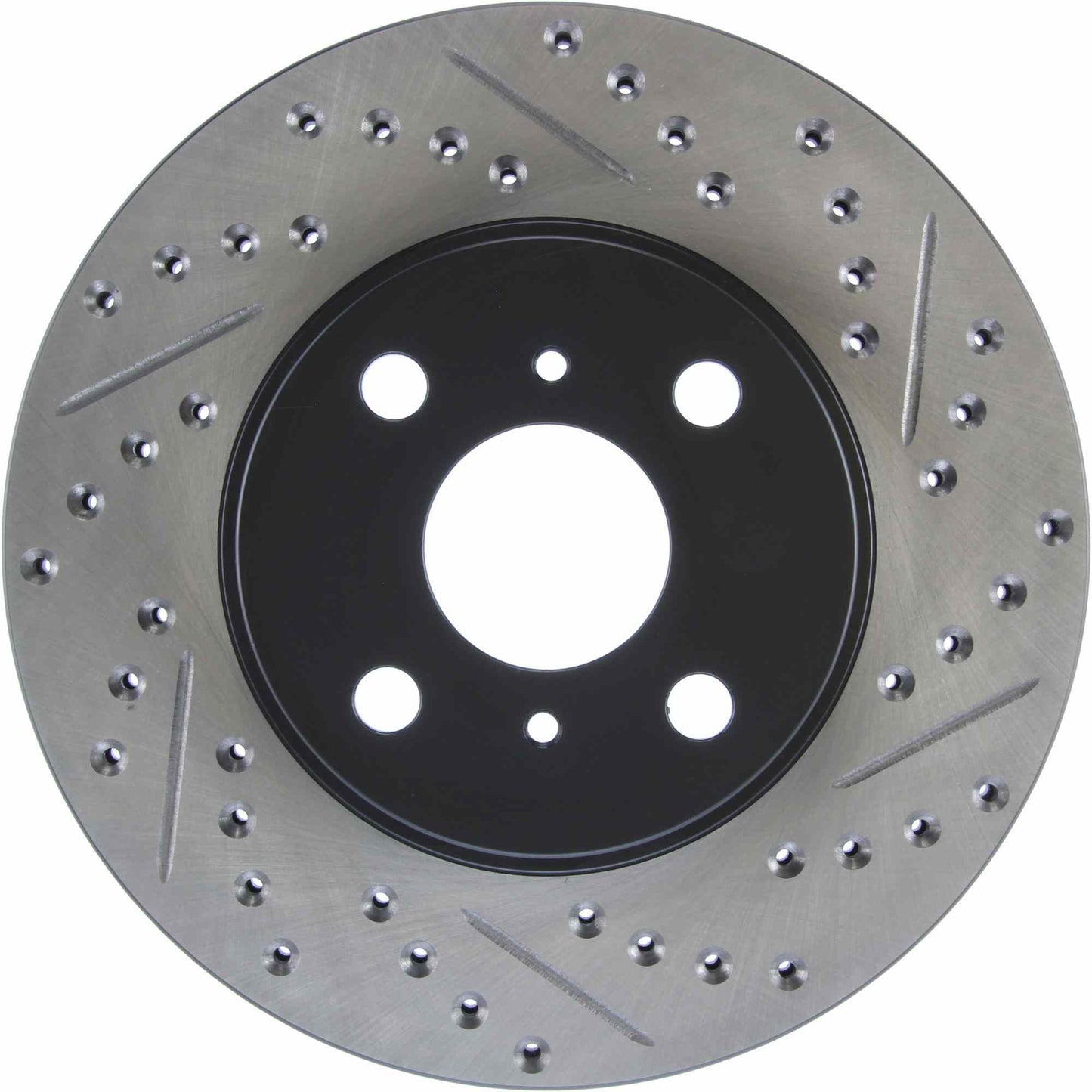 StopTech Sport Drilled/Slotted Brake Rotor; Front Left