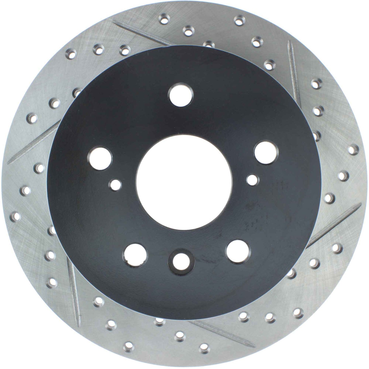 StopTech Sport Drilled/Slotted Brake Rotor; Rear Left