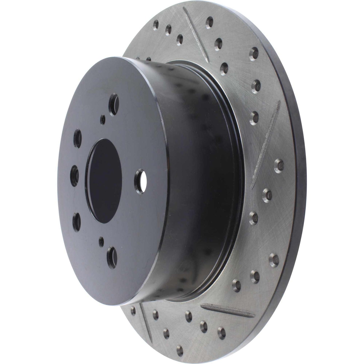 StopTech Sport Drilled/Slotted Brake Rotor; Rear Left
