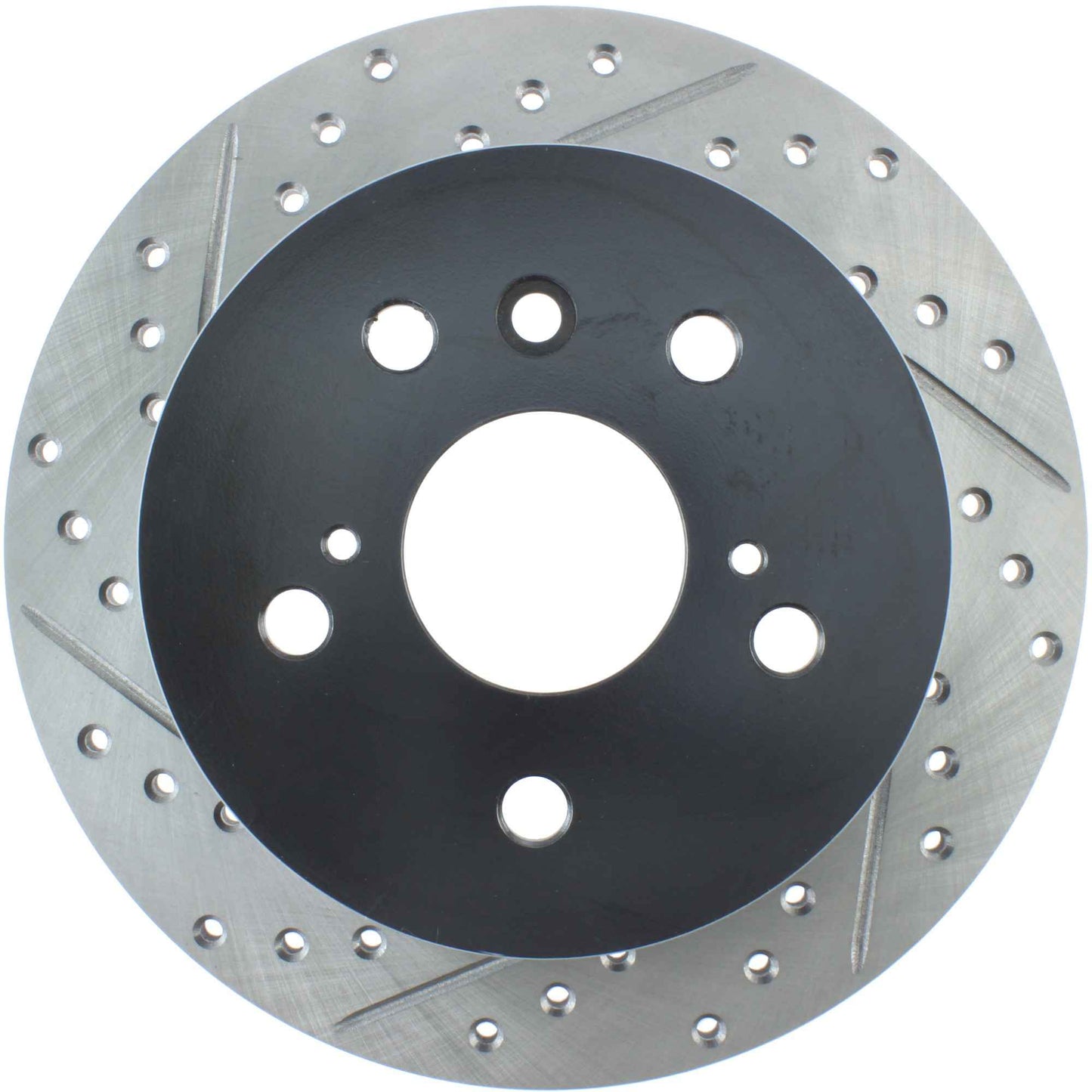 StopTech Sport Drilled/Slotted Brake Rotor; Rear Right