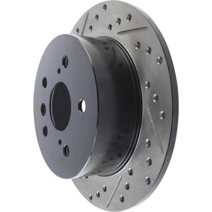 StopTech Sport Drilled/Slotted Brake Rotor; Rear Right