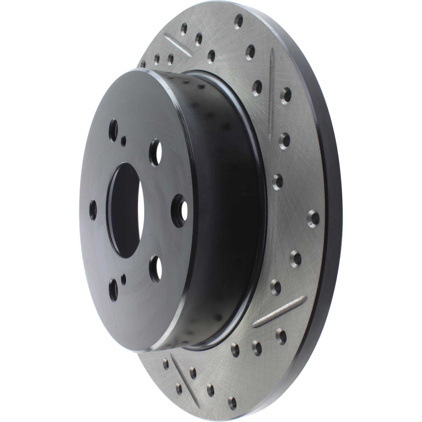StopTech Sport Drilled/Slotted Brake Rotor; Rear Left