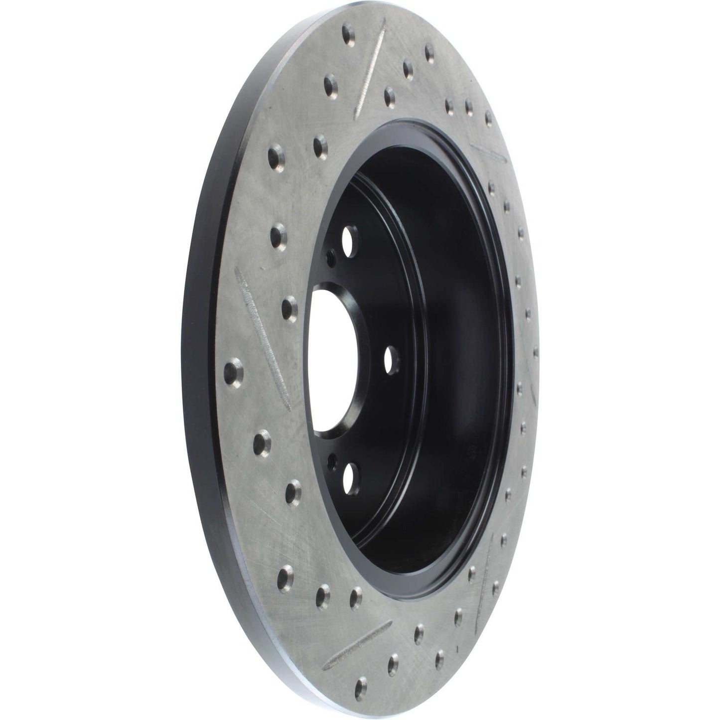 StopTech Sport Drilled/Slotted Brake Rotor; Rear Left