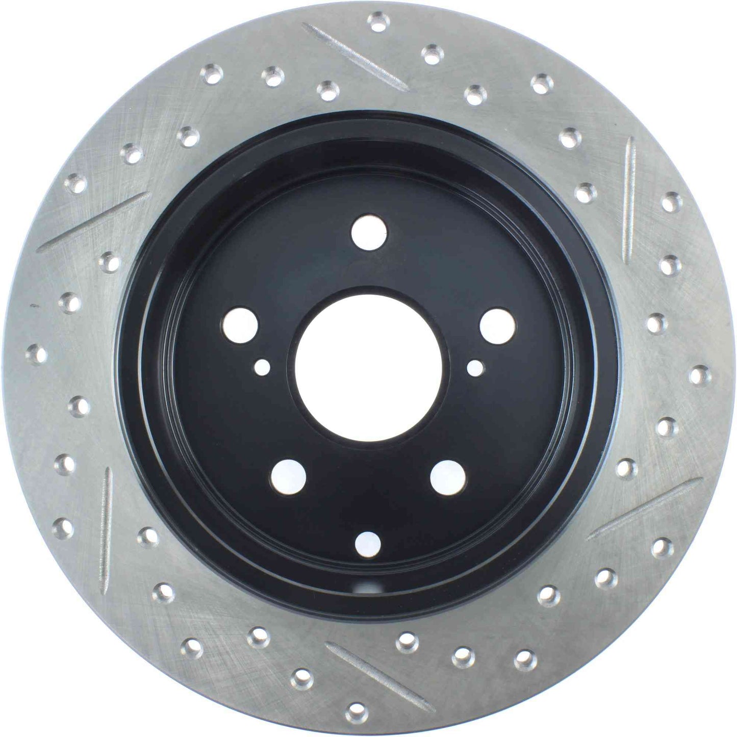 StopTech Sport Drilled/Slotted Brake Rotor; Rear Right