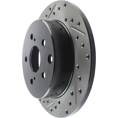 StopTech Sport Drilled/Slotted Brake Rotor; Rear Right