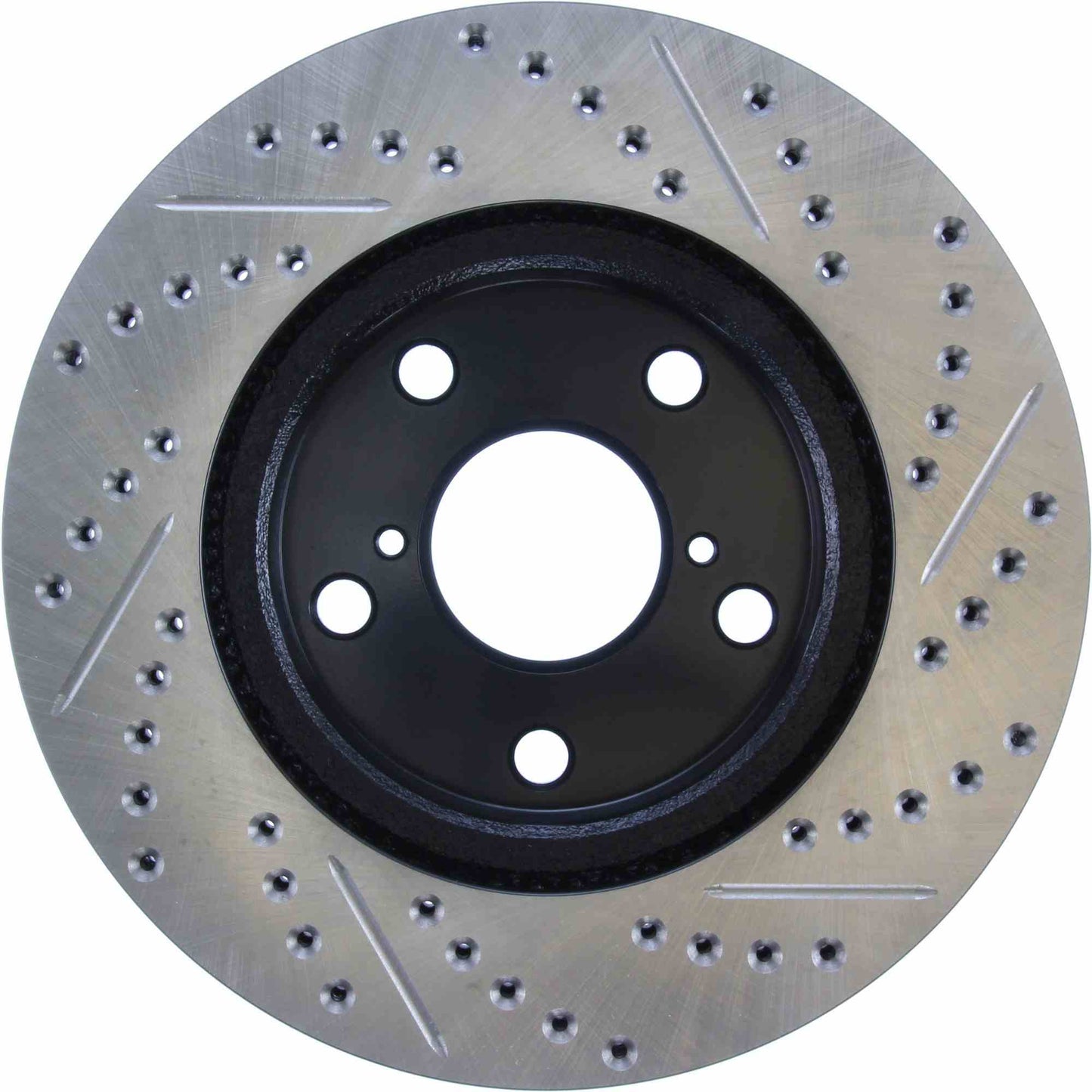 StopTech  Sport Drilled/Slotted Brake Rotor; Front Right