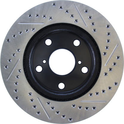 StopTech  Sport Drilled/Slotted Brake Rotor; Front Right