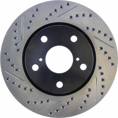 StopTech  Sport Drilled/Slotted Brake Rotor; Front Right