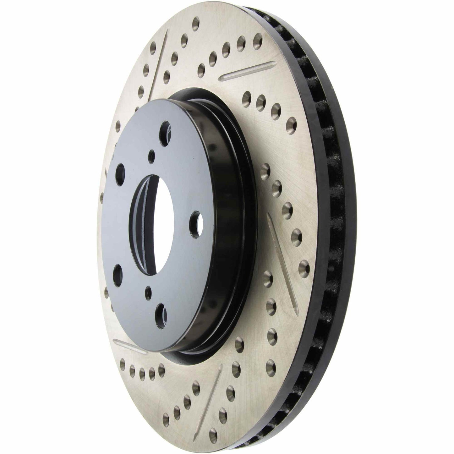 StopTech  Sport Drilled/Slotted Brake Rotor; Front Right