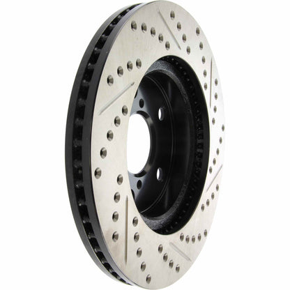 StopTech  Sport Drilled/Slotted Brake Rotor; Front Right