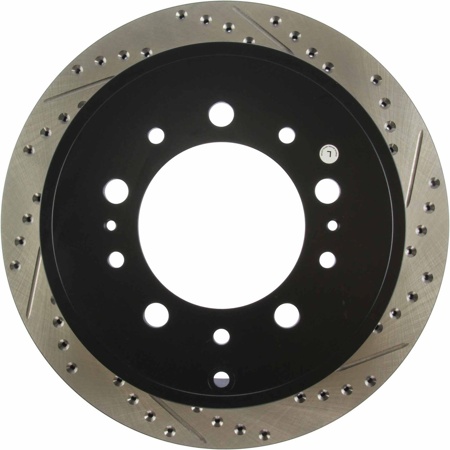 StopTech Sport Drilled/Slotted Brake Rotor; Rear Left