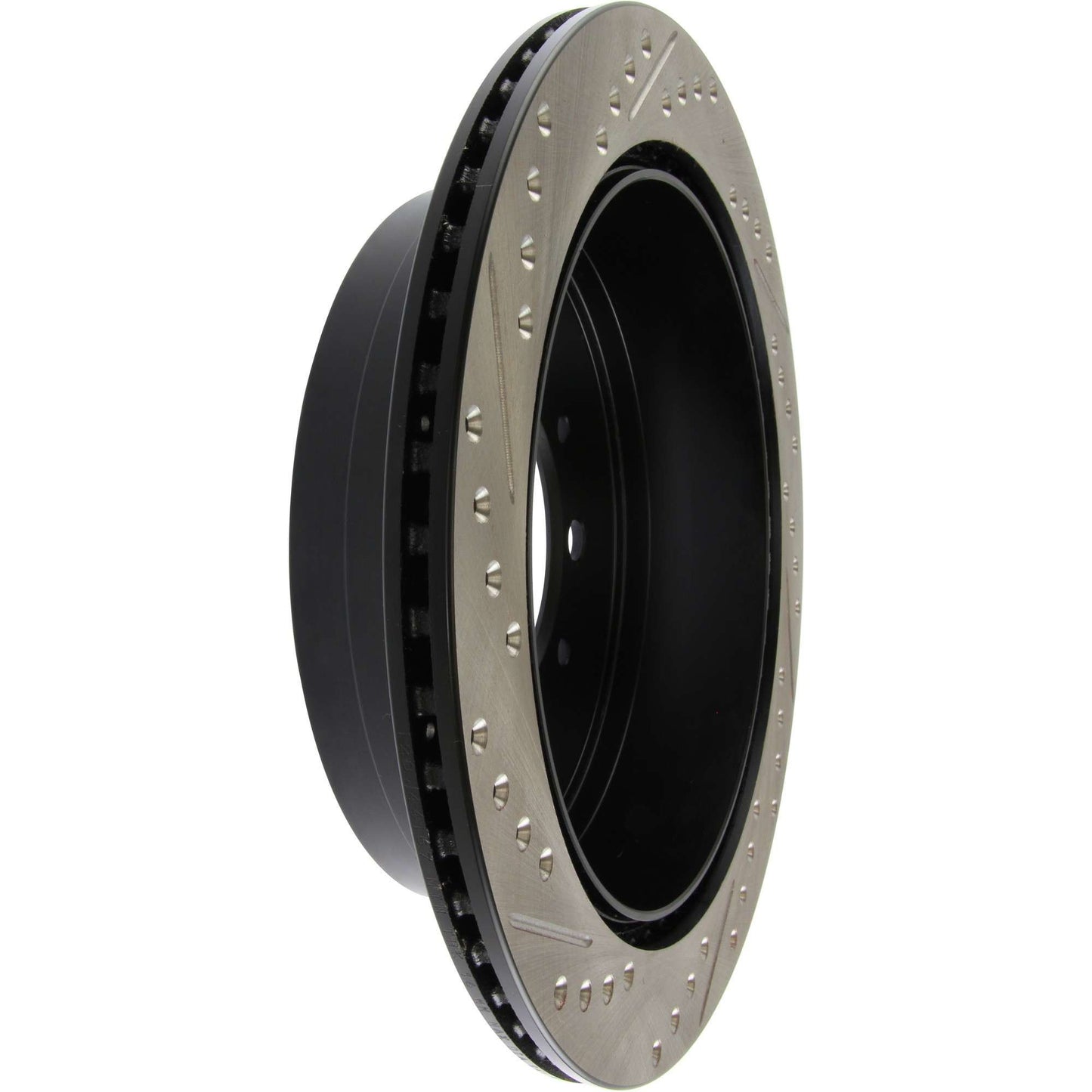 StopTech Sport Drilled/Slotted Brake Rotor; Rear Left