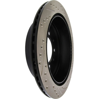 StopTech Sport Drilled/Slotted Brake Rotor; Rear Right