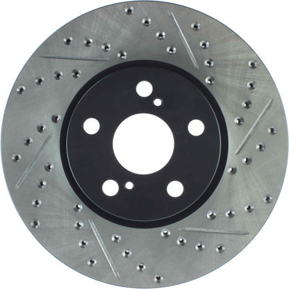StopTech Sport Cryo Drilled & Slotted Brake Rotor Front Left 127.44160CL