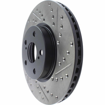 StopTech Sport Cryo Drilled & Slotted Brake Rotor Front Left 127.44160CL