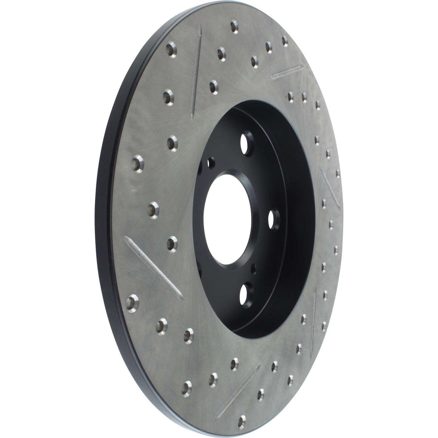 StopTech Sport Drilled/Slotted Brake Rotor; Rear Left