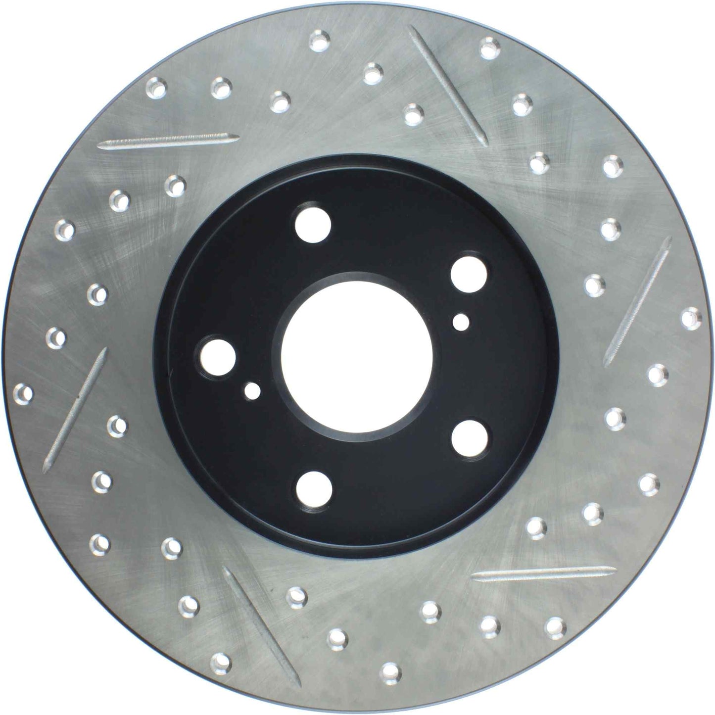 StopTech Sport Drilled/Slotted Brake Rotor; Rear Right