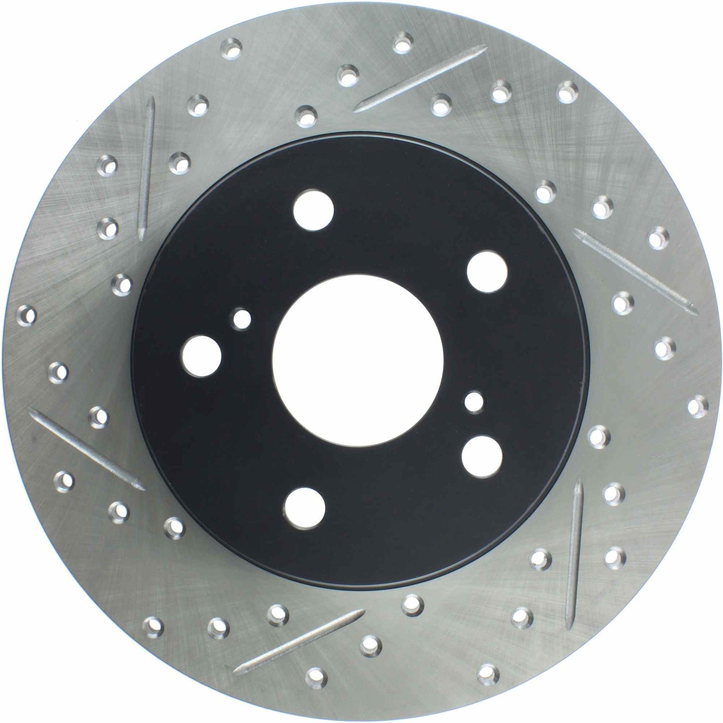 StopTech Sport Drilled/Slotted Brake Rotor; Rear Right
