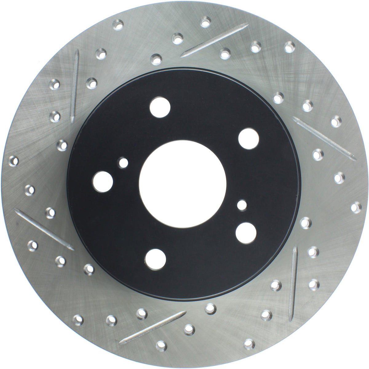 StopTech Sport Drilled/Slotted Brake Rotor; Rear Right