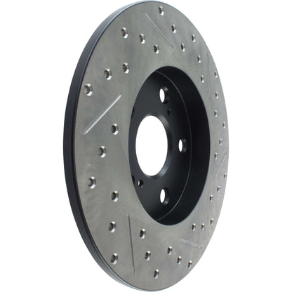 StopTech Sport Drilled/Slotted Brake Rotor; Rear Right