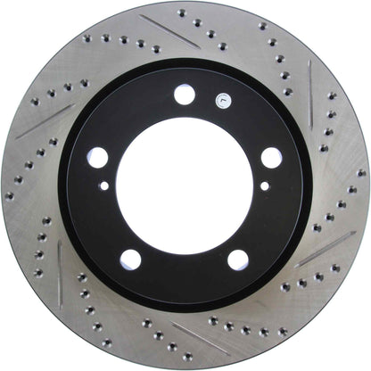 StopTech  Sport Drilled/Slotted Brake Rotor; Front Left