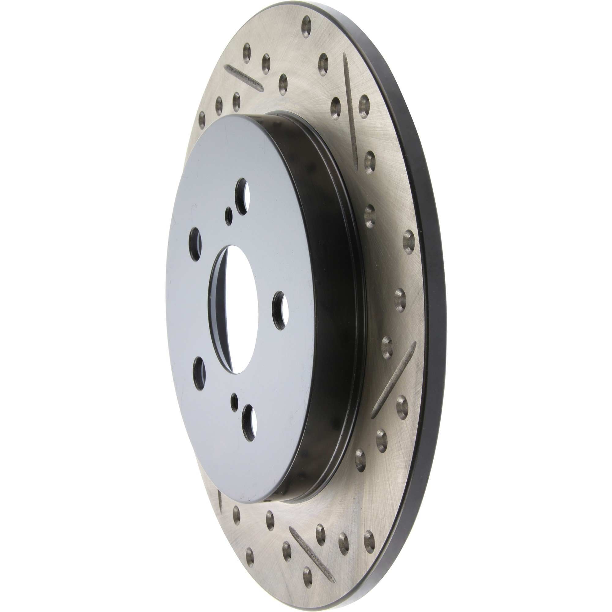 StopTech Sport Drilled/Slotted Brake Rotor; Rear Left