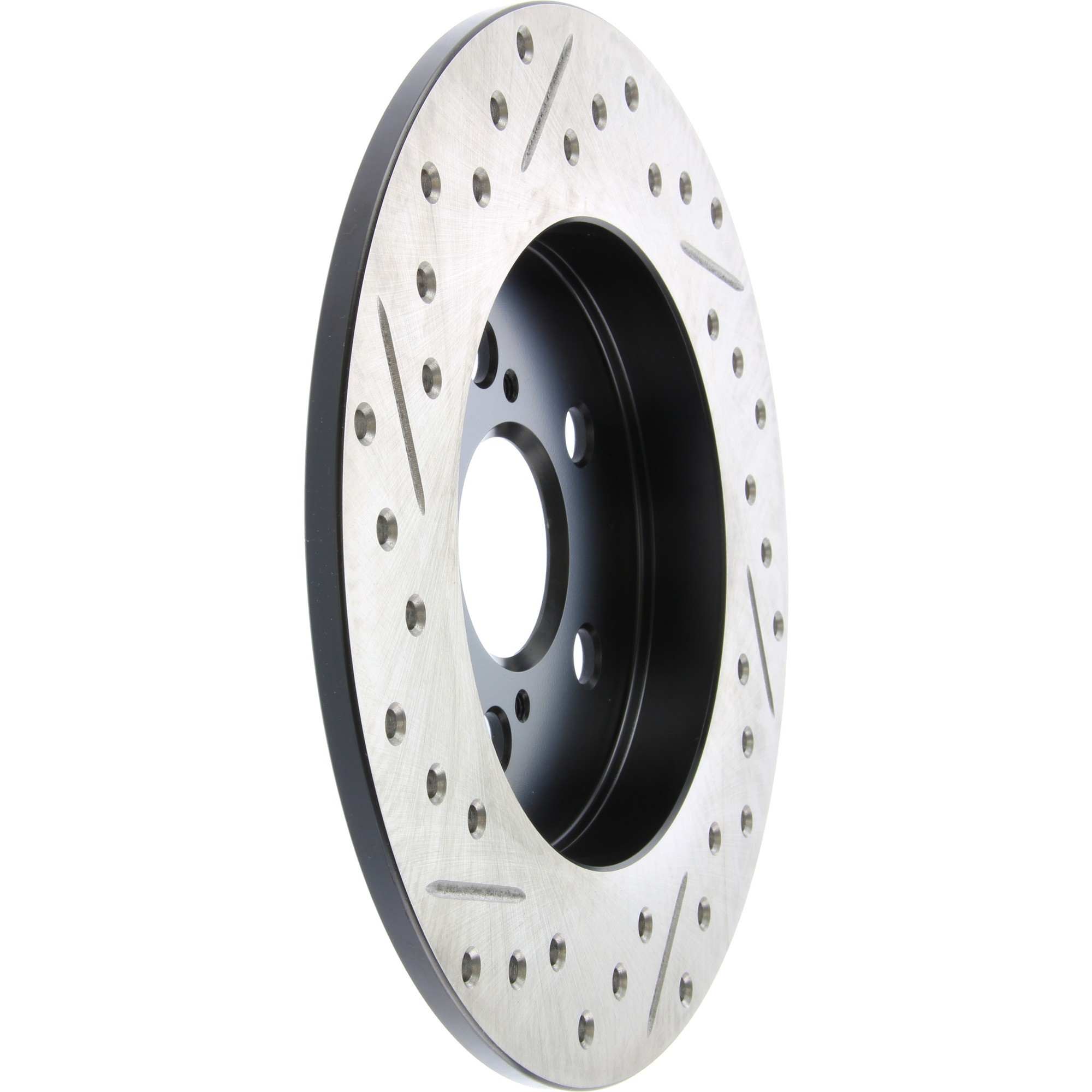 StopTech Sport Drilled/Slotted Brake Rotor; Rear Left