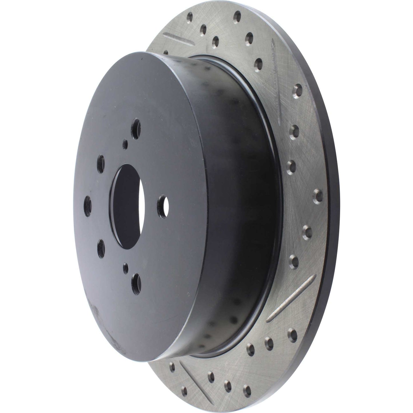 StopTech Sport Drilled/Slotted Brake Rotor; Rear Left