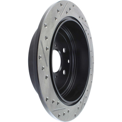 StopTech Sport Drilled/Slotted Brake Rotor; Rear Left