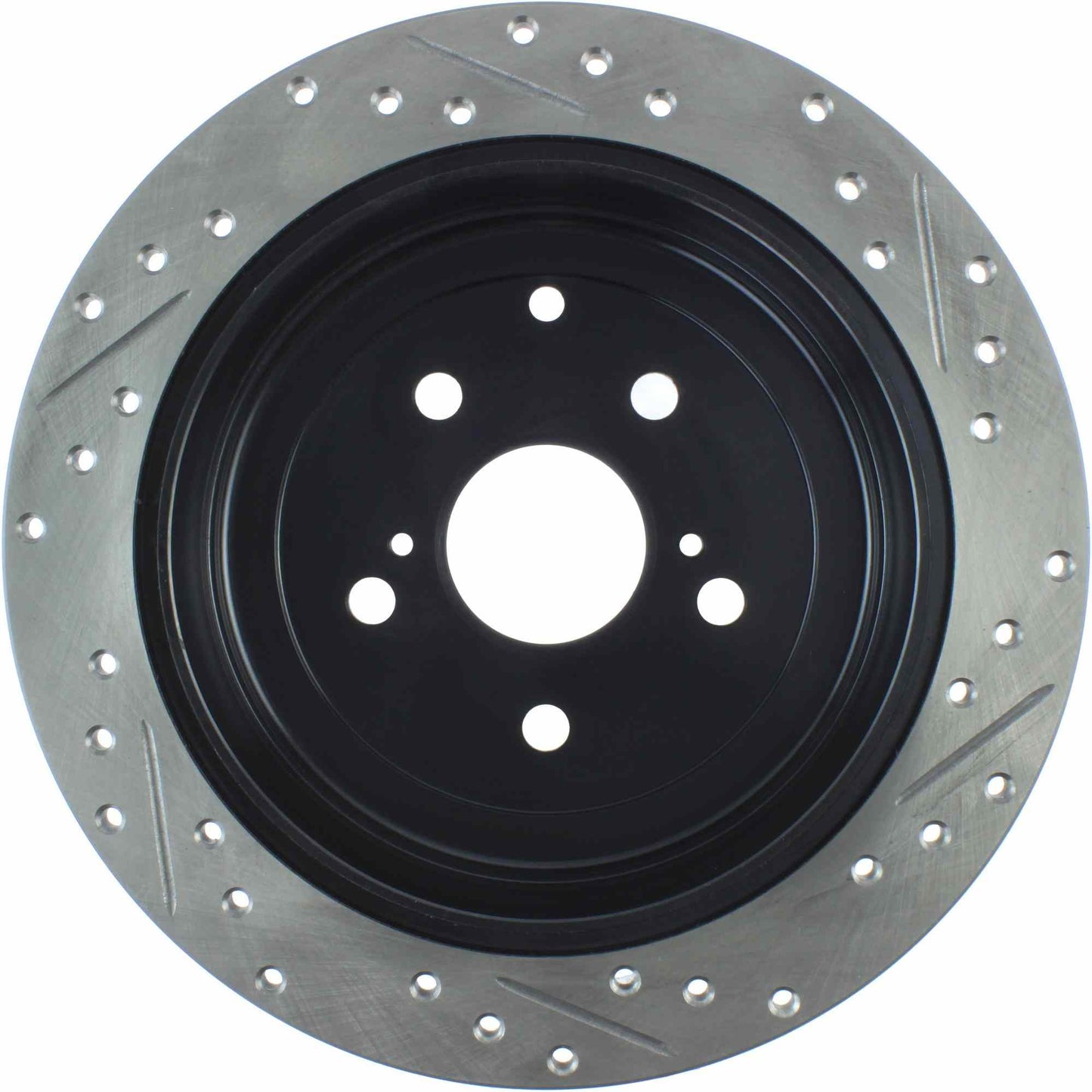 StopTech Sport Drilled/Slotted Brake Rotor; Rear Right